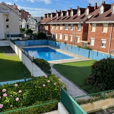 Con Piscina Y Wifi A 100 Metros De La Playa En Apartment Somo
